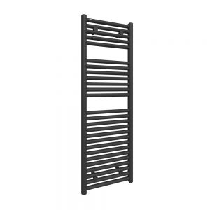 Tissino Hugo 400 x 1212mm Anthracite Electric Only Thermostatic Towel Rail