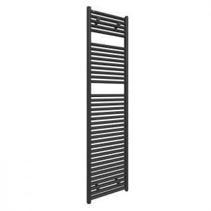 Tissino Hugo 400 x 1652mm Anthracite Electric Only Towel Rail