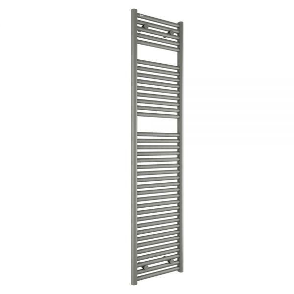 Tissino Hugo 400 x 1652mm Lusso Grey Electric Only Towel Rail