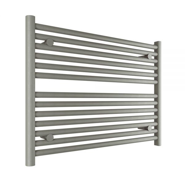 Tissino Hugo 800 x 600mm Lusso Grey Electric Only Thermostatic Towel Rail