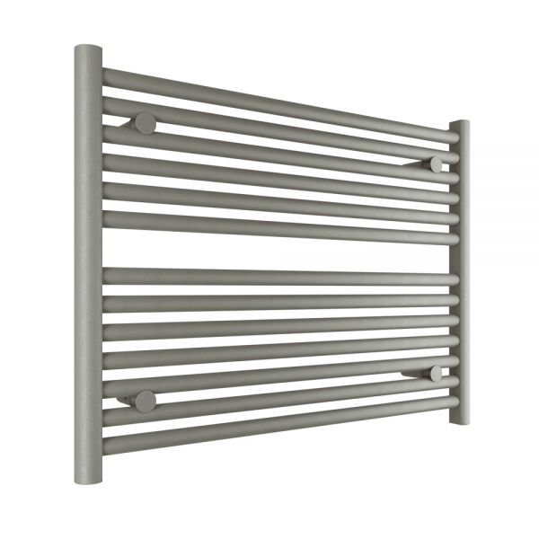 Tissino Hugo 800 x 600mm Lusso Grey Electric Only Towel Rail