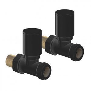 Tissino Hugo Double Straight Valves Matt Black