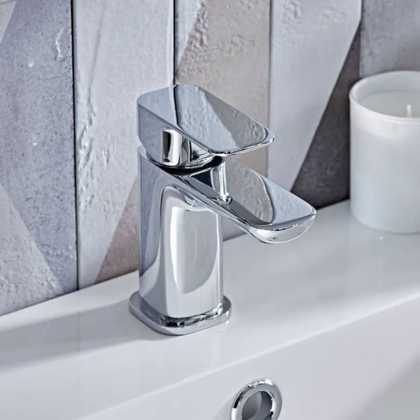 Tavistock Haze Chrome Mono Basin Mixer Tap with Waste #2