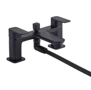 Tavistock Haze Black Bath Shower Mixer Tap