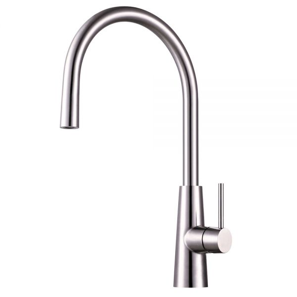 Clearwater Titania Single Lever Stainless Steel Polished Monobloc Kitchen Sink Mixer Tap