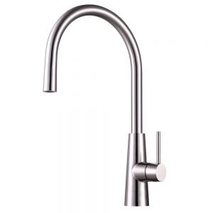 Clearwater Titania Single Lever Stainless Steel Polished Monobloc Kitchen Sink Mixer Tap