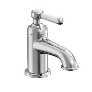 Tavistock Lansdown Chrome Mini Lever Basin Mixer Tap with Waste