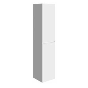 Tissino Mozzano 1660mm Matt White Tall Wall Hung Bathroom Storage Unit