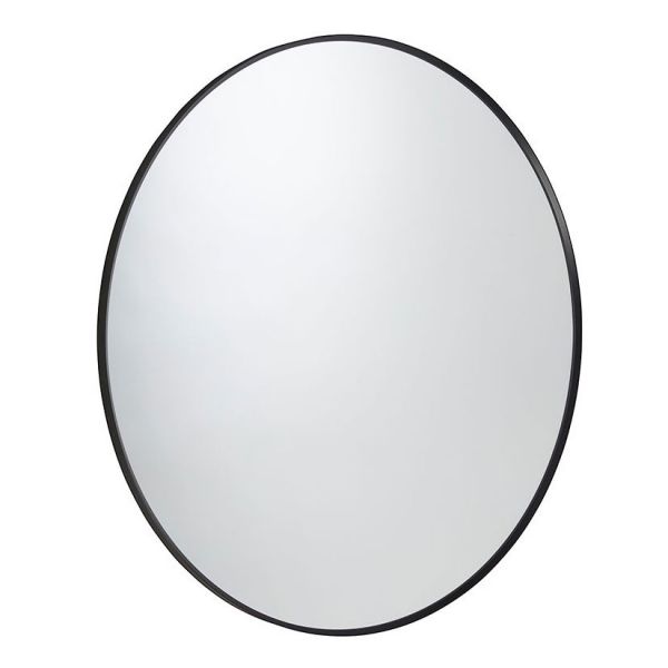 Roper Rhodes Thesis Black Frame 600 x 600mm Circular Bathroom Mirror