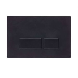 Roper Rhodes Plaza Matt Black Dual Flush Plate TR9020
