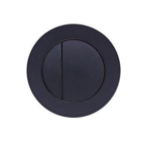 Roper Rhodes Matt Black Round Dual Flush Button