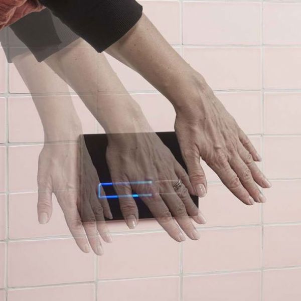 Roper Rhodes Contactless Sensor Dual Flush Plate TR9025 #2