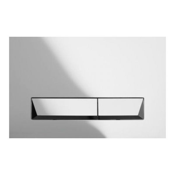 Tissino Rocco2 Quadrato Dual Flush Plate Chrome