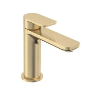 Tavistock Savour Brushed Brass Mono Basin Mixer Tap with Waste