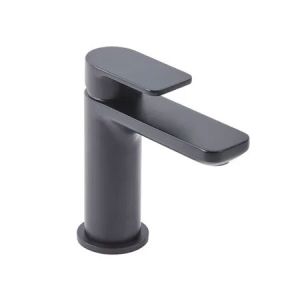 Tavistock Savour Black Mini Basin Mixer Tap with Waste