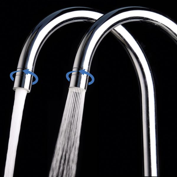 Clearwater Tutti Dual Lever Brushed Nickel Twist & Spray Monobloc Kitchen Sink Mixer Tap #4