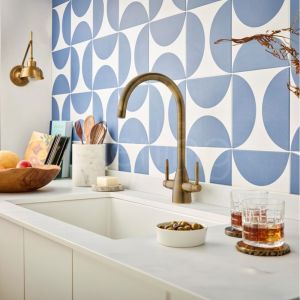 Clearwater Tutti Dual Lever Patinated Brass Twist & Spray Monobloc Kitchen Sink Mixer Tap