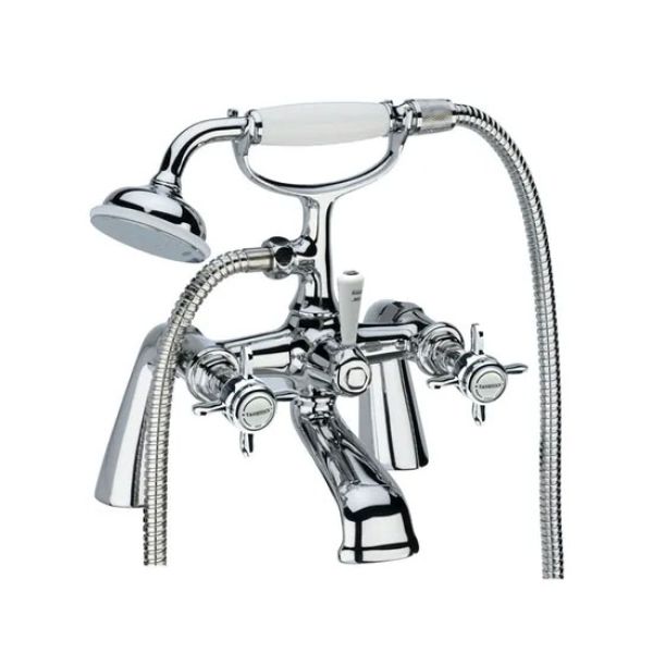 Tavistock Varsity Chrome Cross Head Bath Shower Mixer Tap