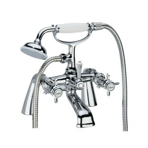 Tavistock Varsity Chrome Cross Head Bath Shower Mixer Tap