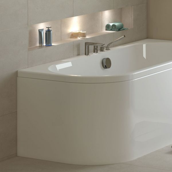 Tissino Angelo Premium Left Hand 1600 x 700mm Bath #3