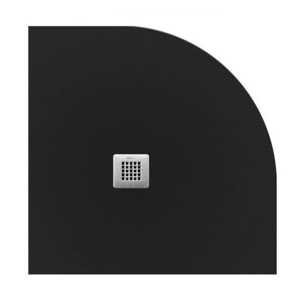 Tissino Giorgio2 900 x 900 Quadrant Black Slate Effect Shower Tray