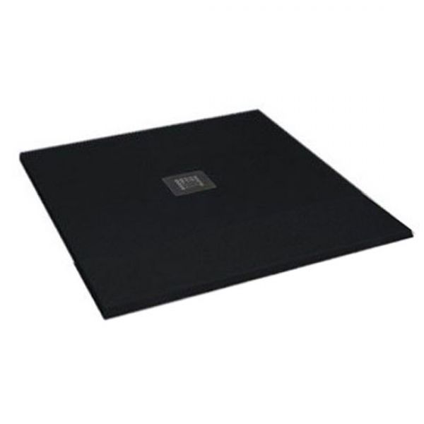 Tissino Giorgio2 1000 x 1000 Square Black Slate Effect Shower Tray
