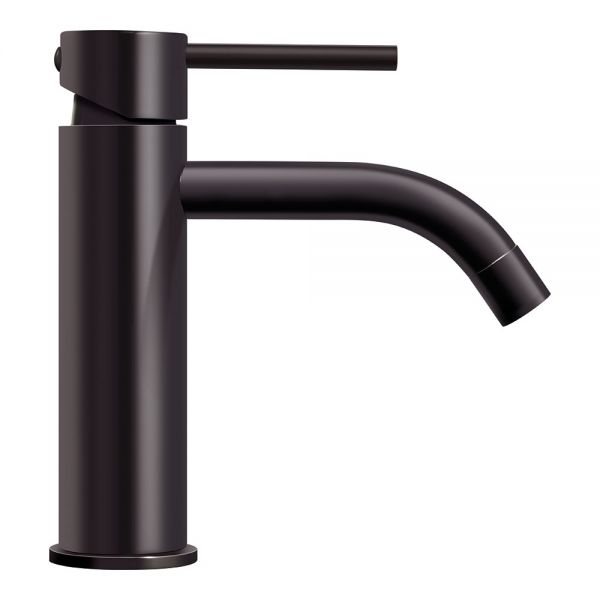 Tissino Parina Matt Black Mono Basin Mixer Tap