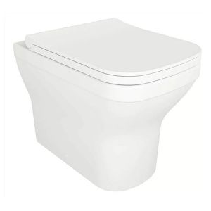 Tissino Savuto Rimless Back To Wall Toilet Pan with Seat