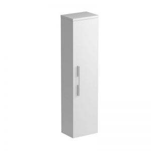 Tissino Angelo 1400mm Wall Hung Bathroom Storage Unit Gloss White