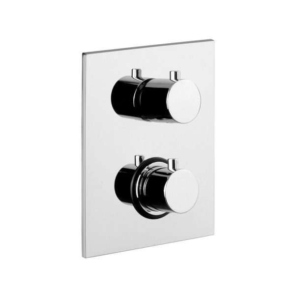 Tissino Parina Chrome Dual Outlet Thermostatic Shower Valve