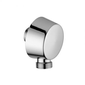 Tissino Parina Chrome Round Wall Outlet Elbow