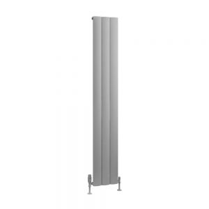 Eastbrook Tordino 1800 x 280 Matt Grey Aluminium Designer Radiator