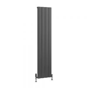 Eastbrook Tordino 1800 x 375 Matt Anthracite Aluminium Designer Radiator