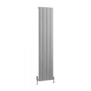 Eastbrook Tordino 1800 x 375 Matt Grey Aluminium Designer Radiator
