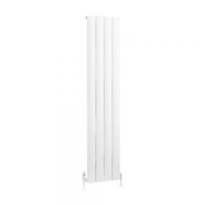 Eastbrook Tordino 1800 x 375 Matt White Aluminium Designer Radiator