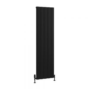 Eastbrook Tordino 1800 x 470 Matt Black Aluminium Designer Radiator