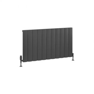 Eastbrook Tordino 600 x 1040 Matt Anthracite Aluminium Designer Radiator