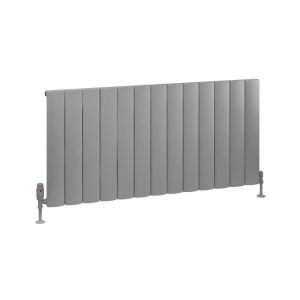 Eastbrook Tordino 600 x 1230 Matt Grey Aluminium Designer Radiator