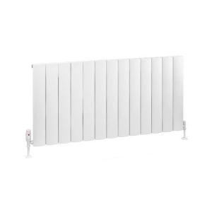 Eastbrook Tordino 600 x 1230 Matt White Aluminium Designer Radiator