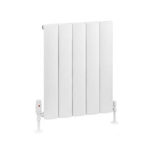 Eastbrook Tordino 600 x 470 Matt White Aluminium Designer Radiator