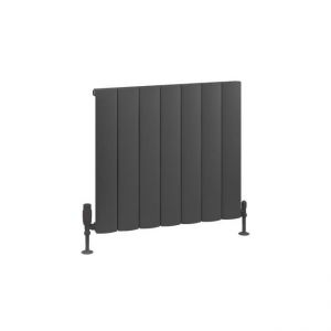 Eastbrook Tordino 600 x 660 Matt Anthracite Aluminium Designer Radiator