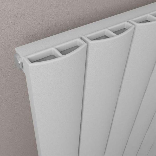 Eastbrook Tordino 600 x 850 Matt Grey Aluminium Designer Radiator #3