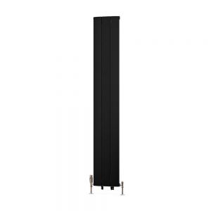 Eastbrook Trent 1800 x 280 Matt Black Aluminium Designer Radiator