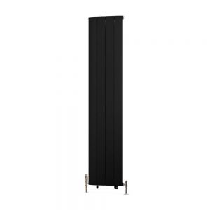 Eastbrook Trent 1800 x 375 Matt Black Aluminium Designer Radiator
