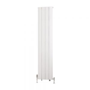 Eastbrook Trent 1800 x 375 Matt White Aluminium Designer Radiator