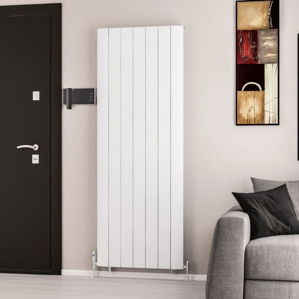 Eastbrook Trent 1800 x 660 Matt White Aluminium Designer Radiator #2