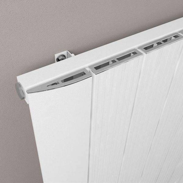 Eastbrook Trent 1800 x 280 Matt White Aluminium Designer Radiator #3