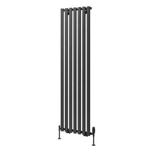 Eastbrook Tunstall 1800 x 490 Matt Anthracite Designer Radiator