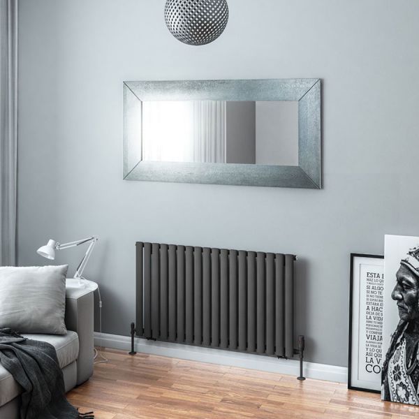 Eastbrook Tunstall 600 x 1061 Matt Anthracite Designer Radiator #2