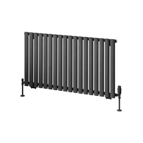 Eastbrook Tunstall 600 x 1061 Matt Anthracite Designer Radiator